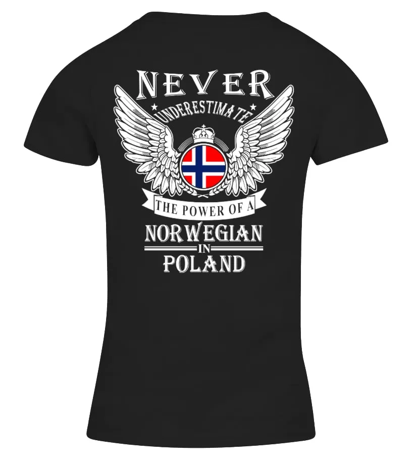 Norwegian in Poland Camiseta cuello pico Mujer
