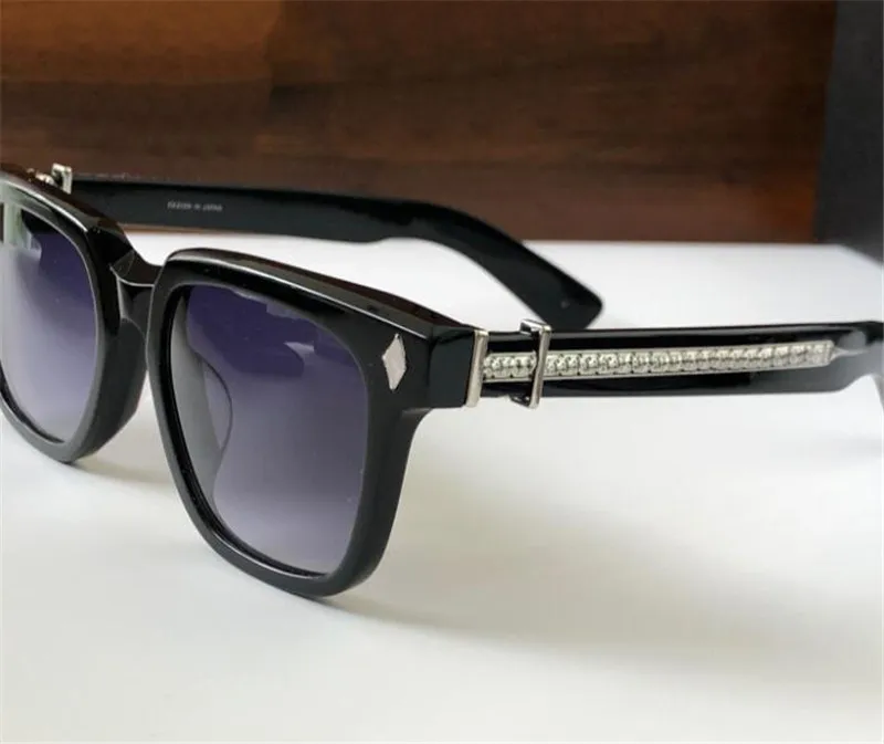 Nuevas gafas de sol de diseño de moda AMBIDXTRO marco de placa cuadrada estilo gótico retro gafas protectoras uv400 versátiles y