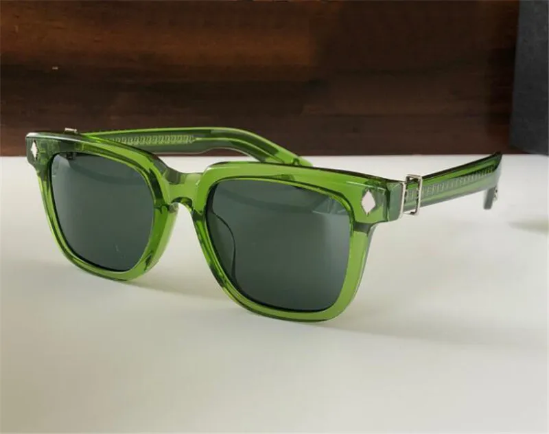 Nuevas gafas de sol de diseño de moda AMBIDXTRO marco de placa cuadrada estilo gótico retro gafas protectoras uv400 versátiles y