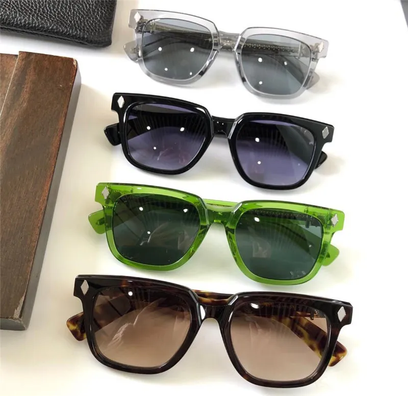 Nuevas gafas de sol de diseño de moda AMBIDXTRO marco de placa cuadrada estilo gótico retro gafas protectoras uv400 versátiles y