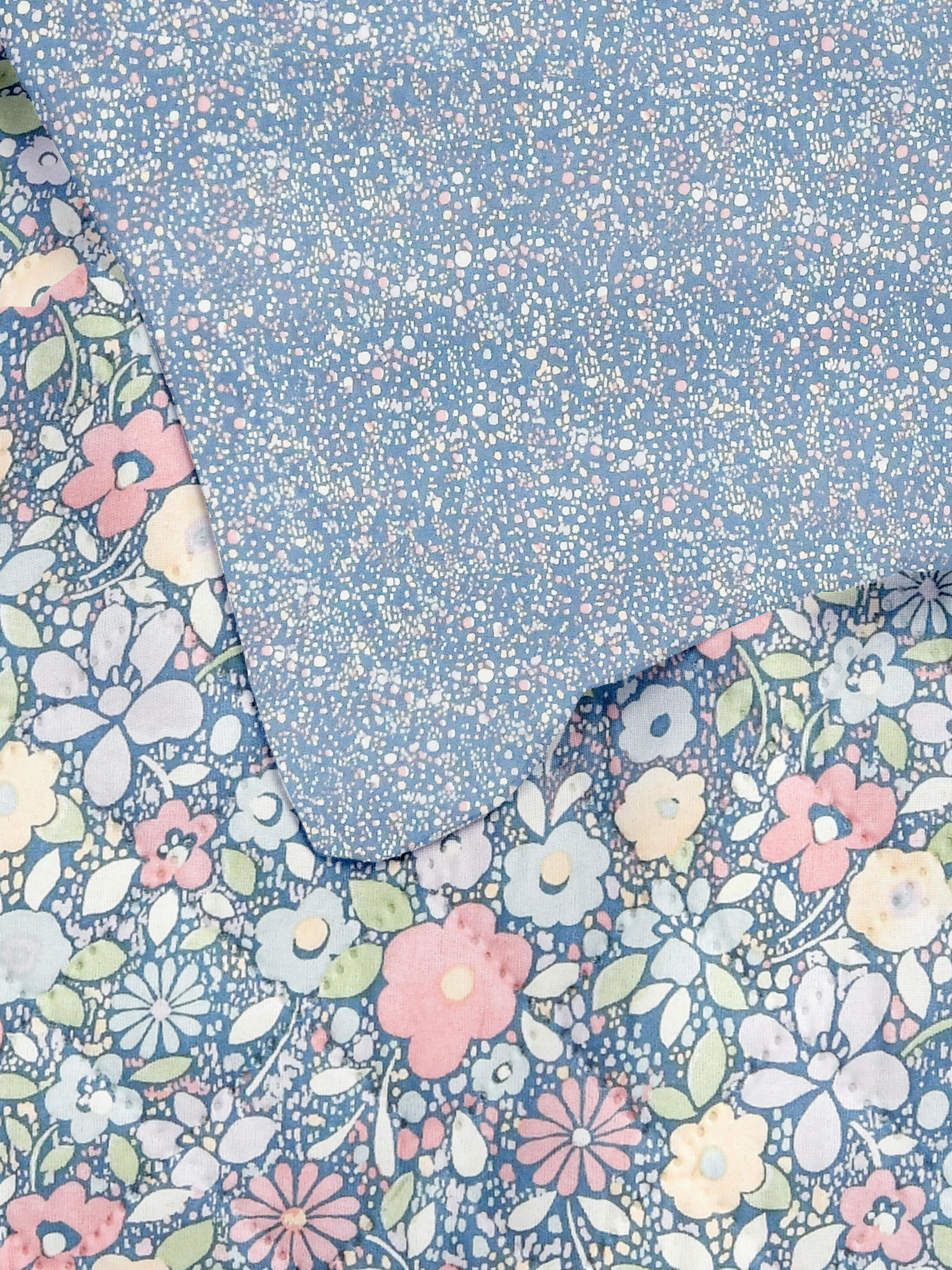 Nórdico reversible floral para cama individual