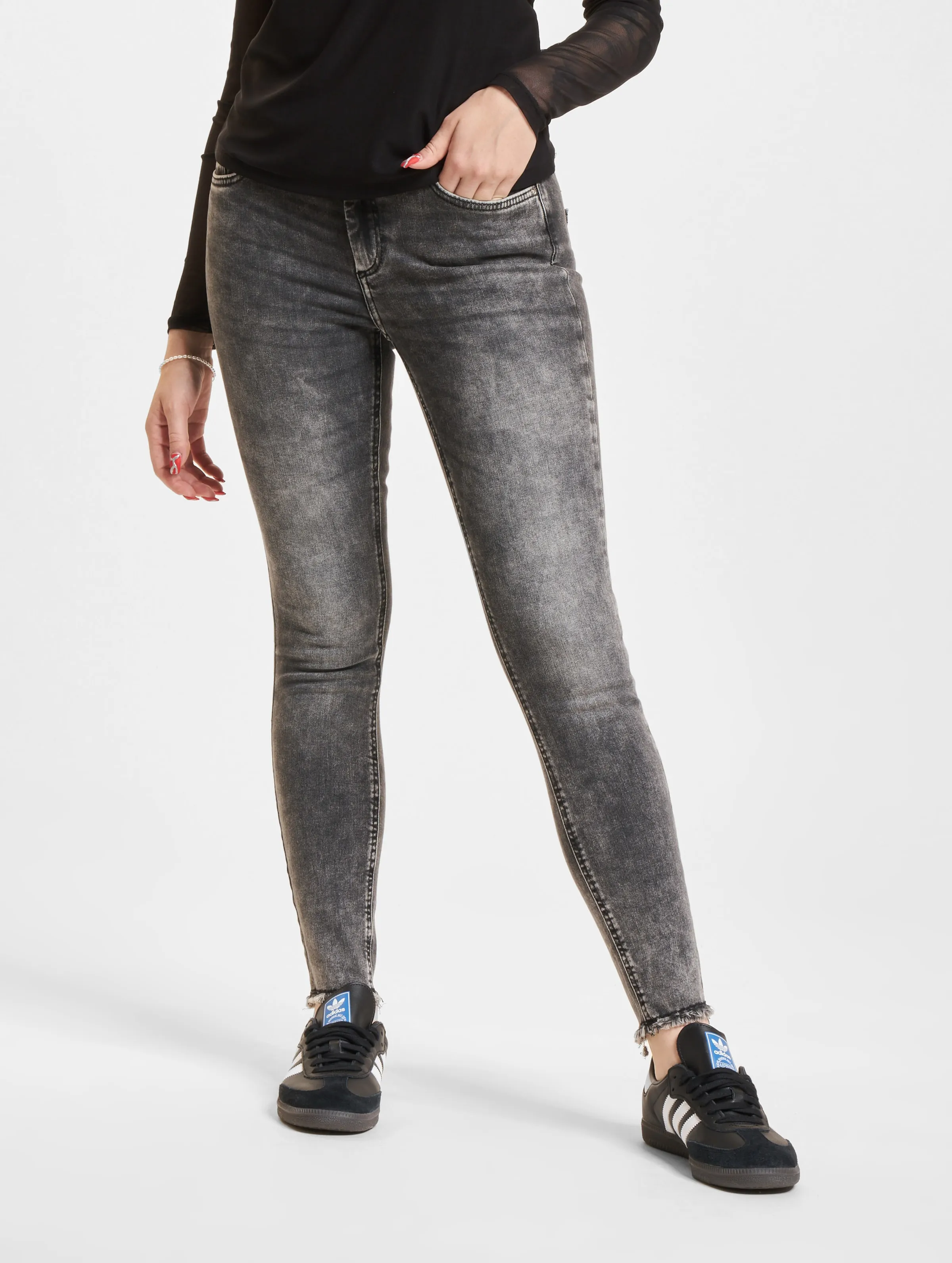 Only Blush Mid SK Ankle Skinny