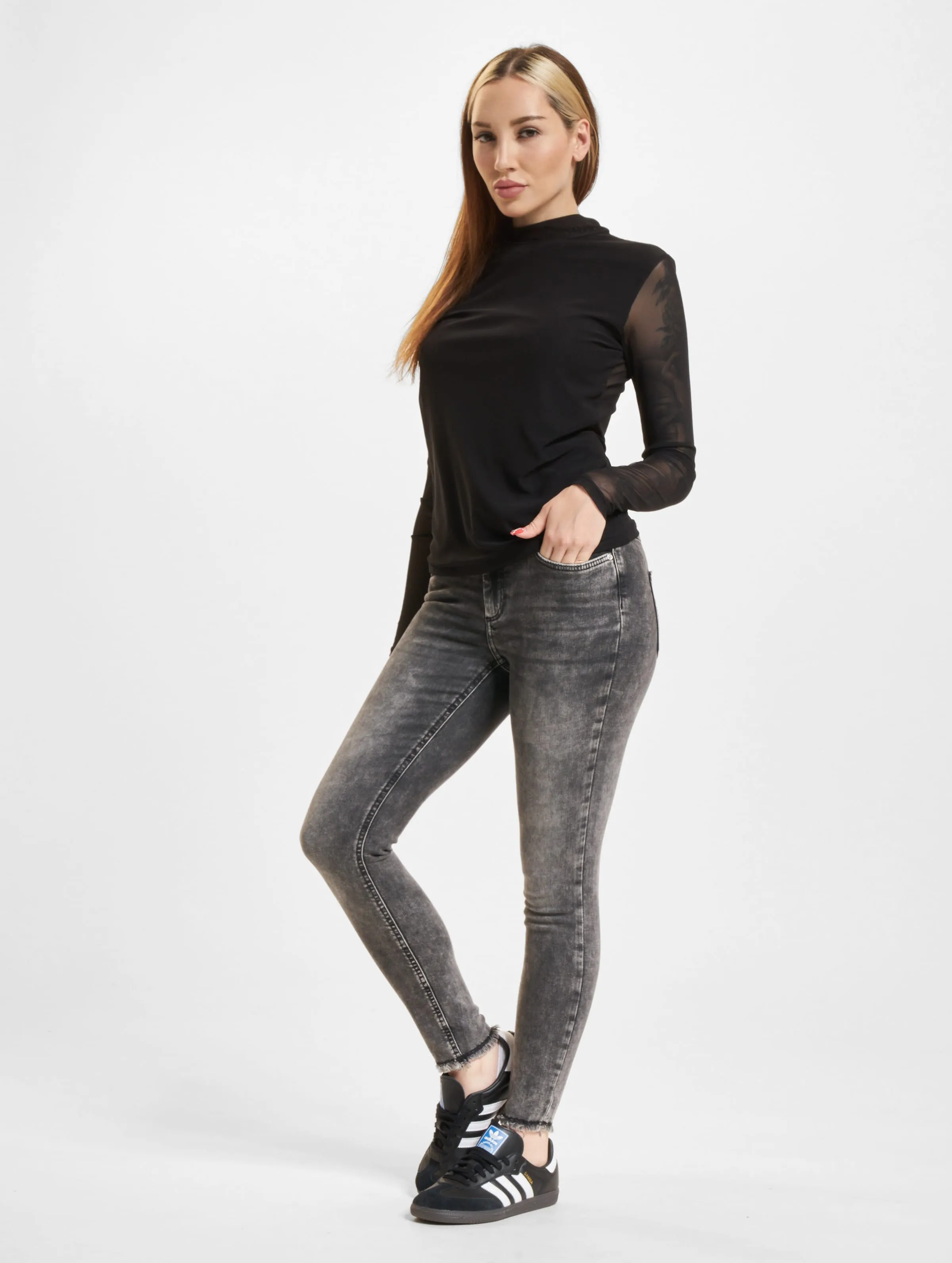 Only Blush Mid SK Ankle Skinny