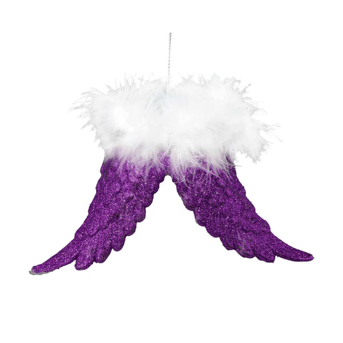 Ornamento en Forma de Alas color Morado