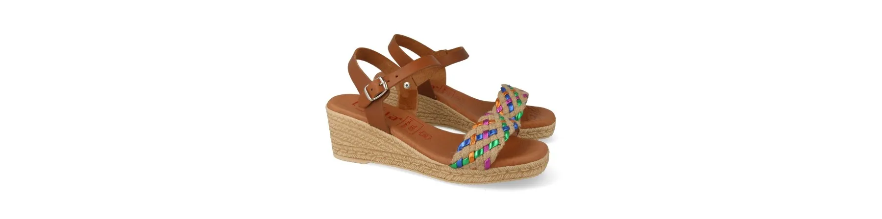 OUTLET SANDALIAS CUÑA ESPARTO MOD. MARINA