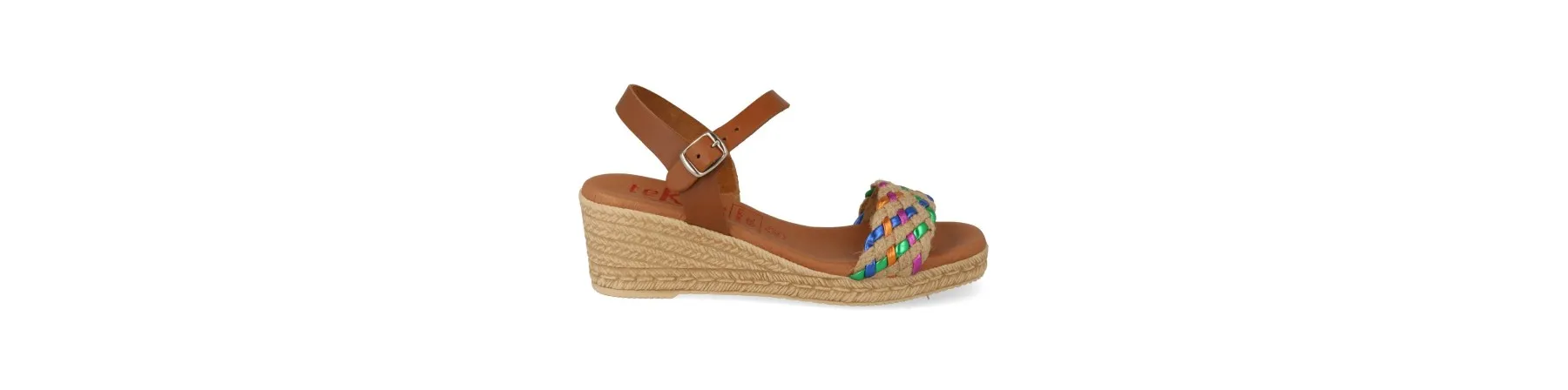OUTLET SANDALIAS CUÑA ESPARTO MOD. MARINA