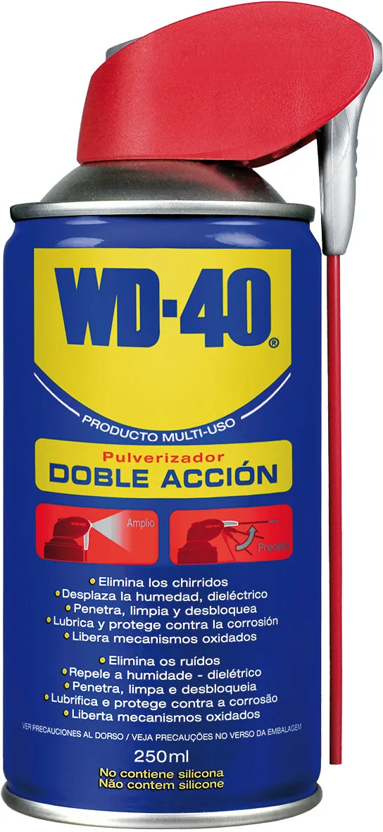 Pack de 12 unidades Aceite Spray Doble Accion Multiusos WD 40 de 250ml