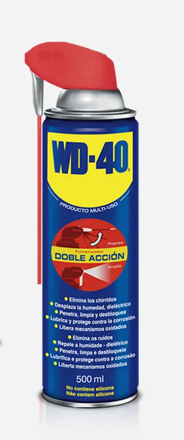 Pack de 12 unidades Aceite Spray Doble Accion Multiusos WD 40 de 500ml
