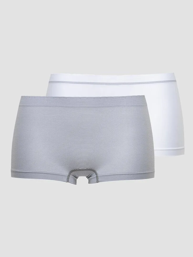 PACK DE 2 CULOTTES SIN COSTURAS 'BILLET DOUX'  GRIS