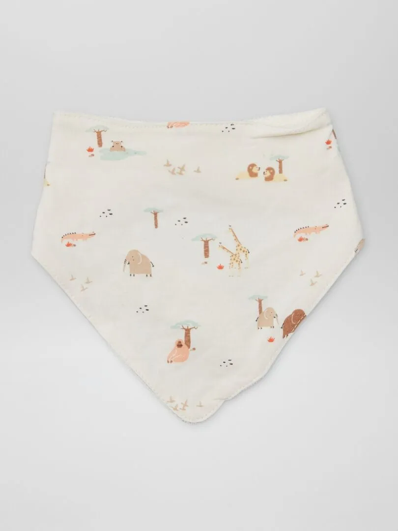 PACK DE 3 BABEROS  BEIGE