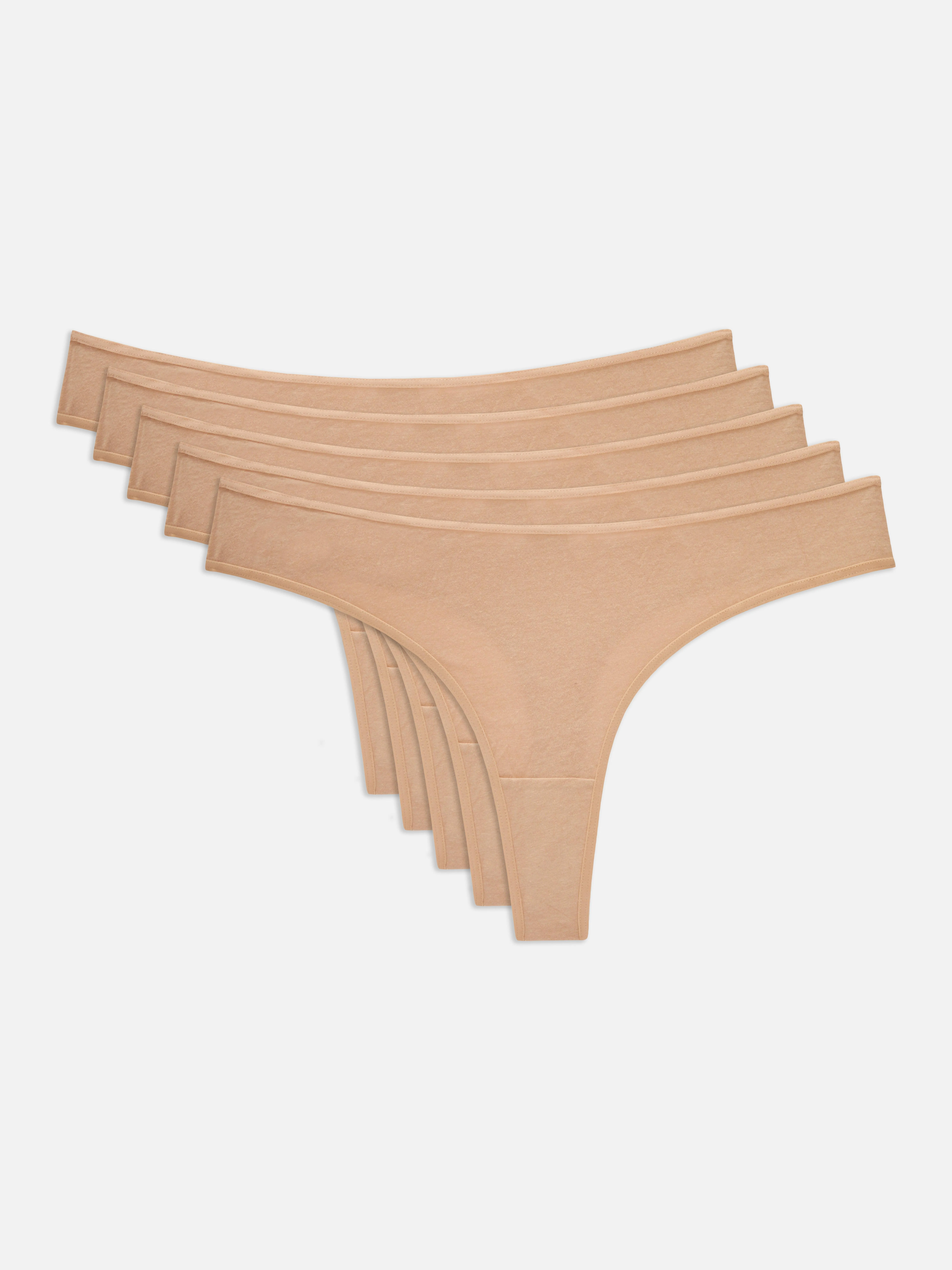 Pack de 5 tangas básicos