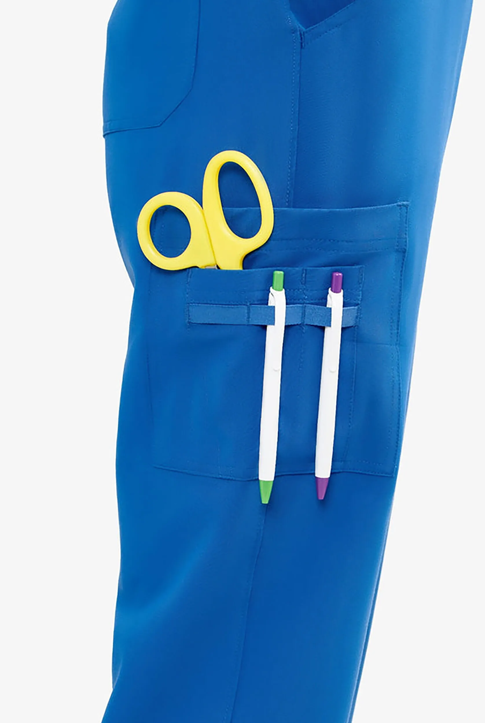 Pantalón médico Keswi con cordón interior y 9 bolsillos para mujer