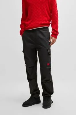Pantalones cargo regular fit en algodón antidesgarros