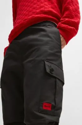 Pantalones cargo regular fit en algodón antidesgarros