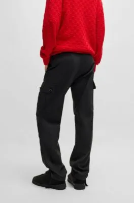 Pantalones cargo regular fit en algodón antidesgarros