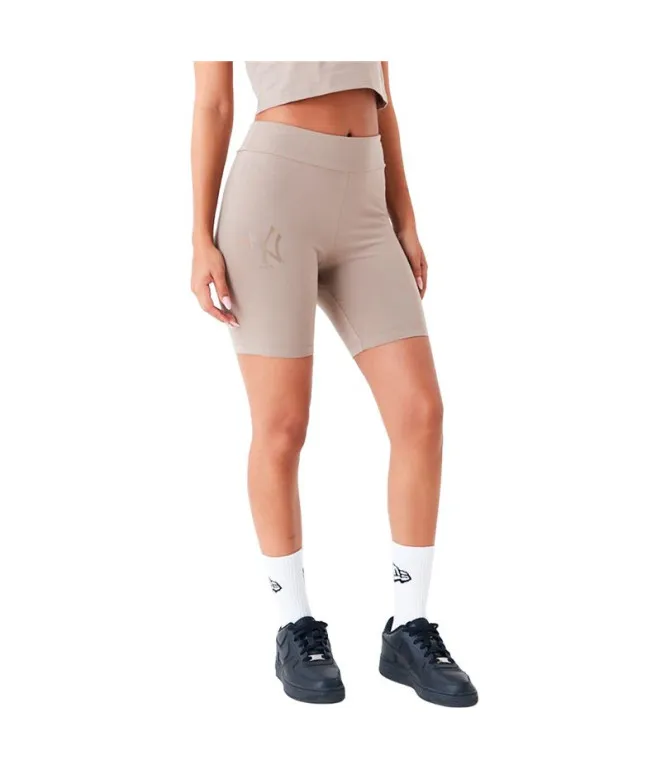 Pantalones New Era Cycling New York Yankees MLB Lifestyle Mujer Marrón