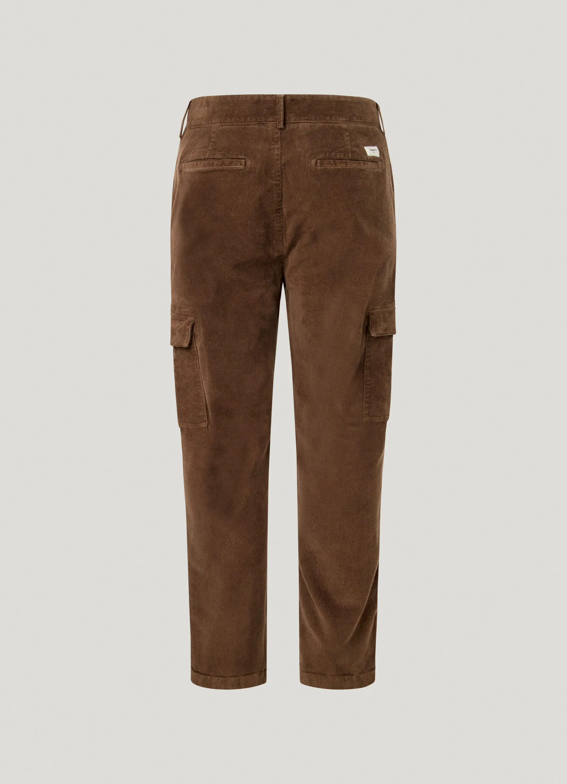 pantalón cargo de pana fit slim