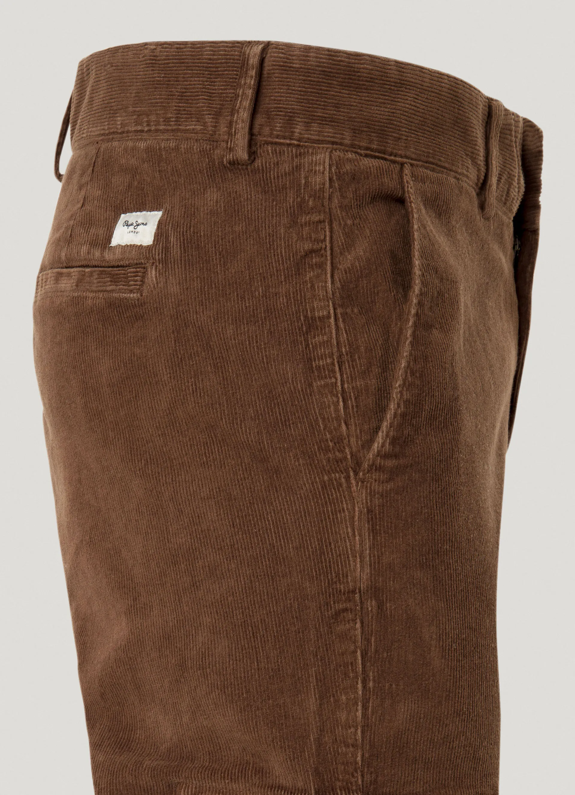 pantalón cargo de pana fit slim
