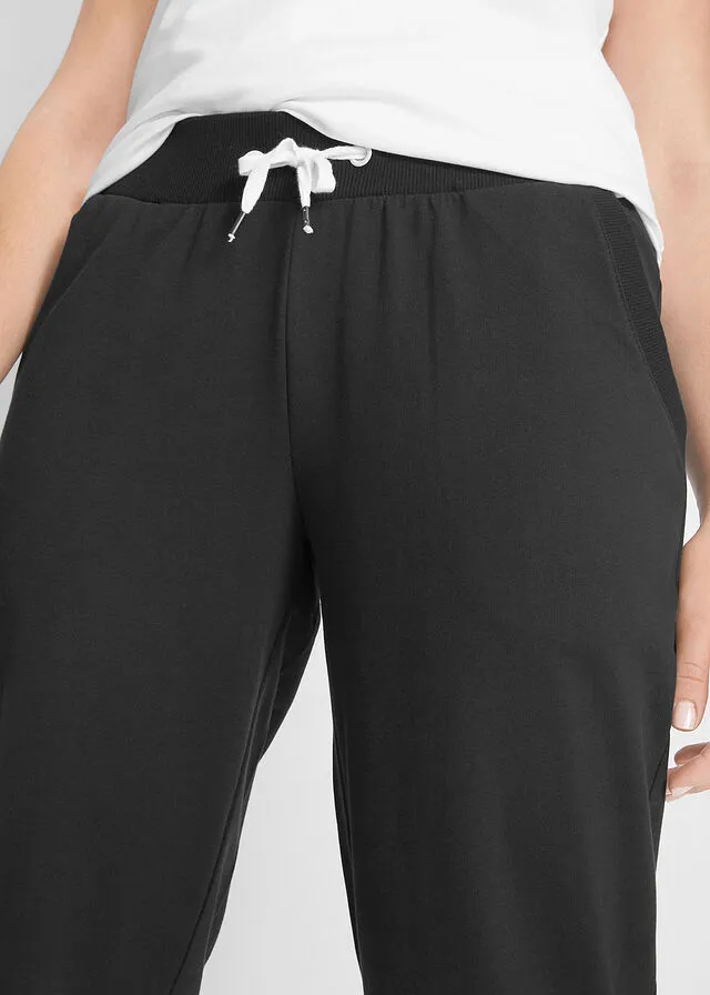Pantalón de chándal con rayas Negro