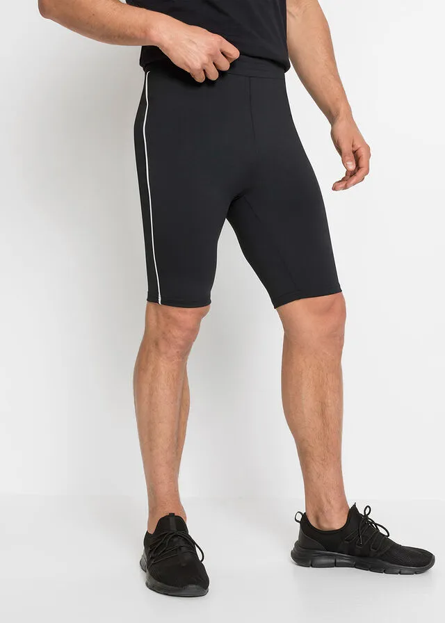 Pantalón para correr corto Negro