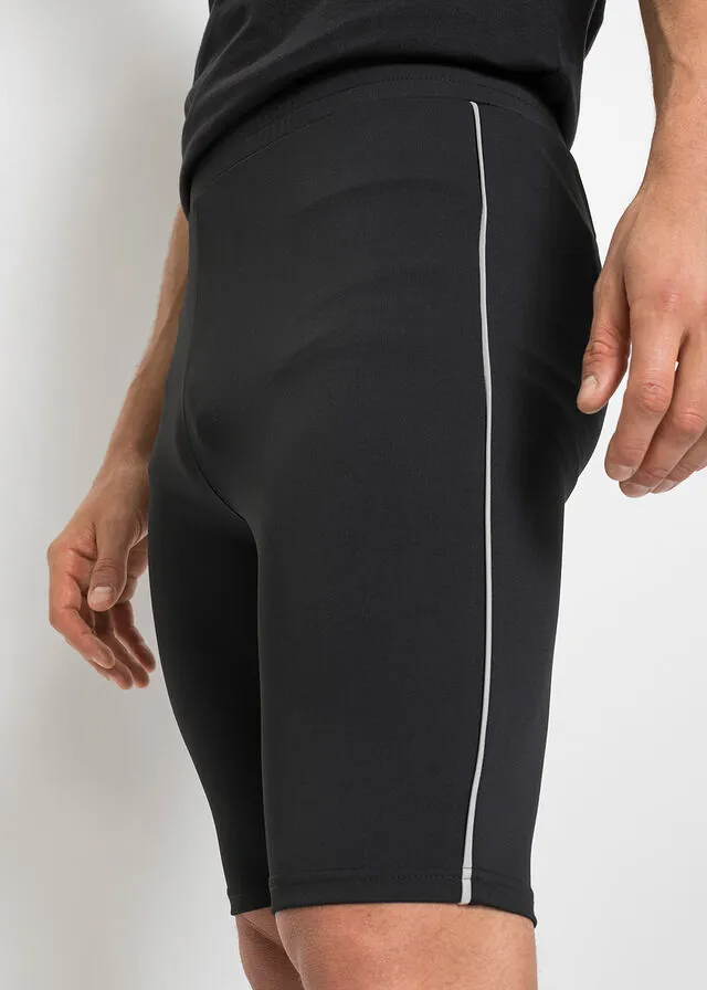 Pantalón para correr corto Negro