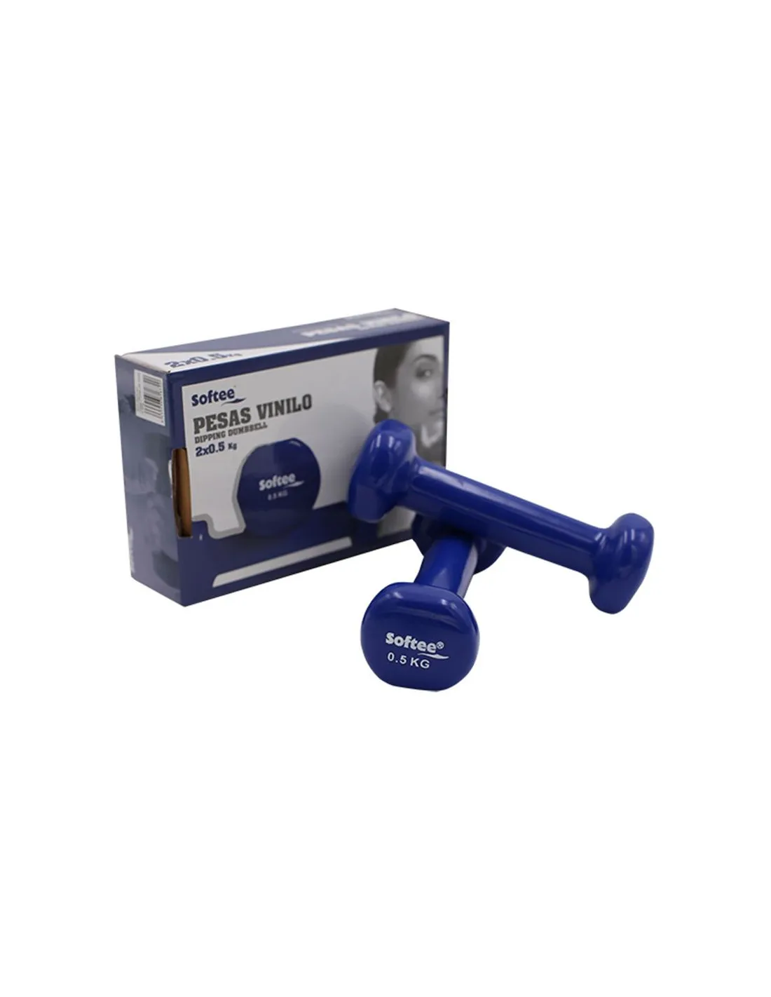 Par de Mancuernas Softee Vinilo 5kg