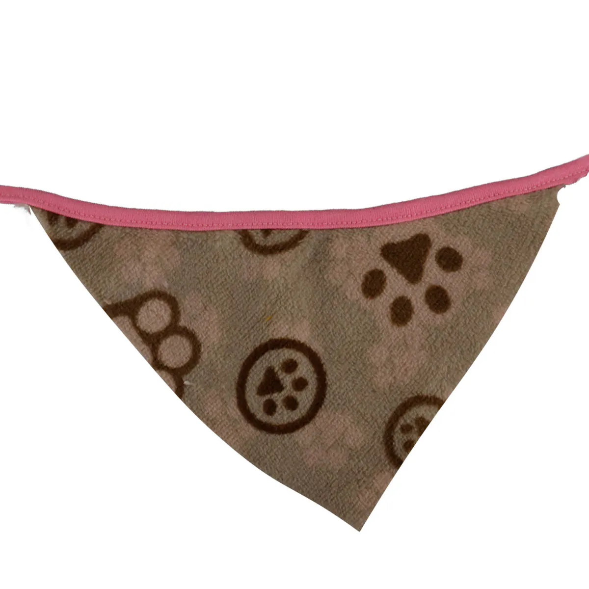 Pashmina para Mascotas con Diseo de Huellitas, color Capuccino