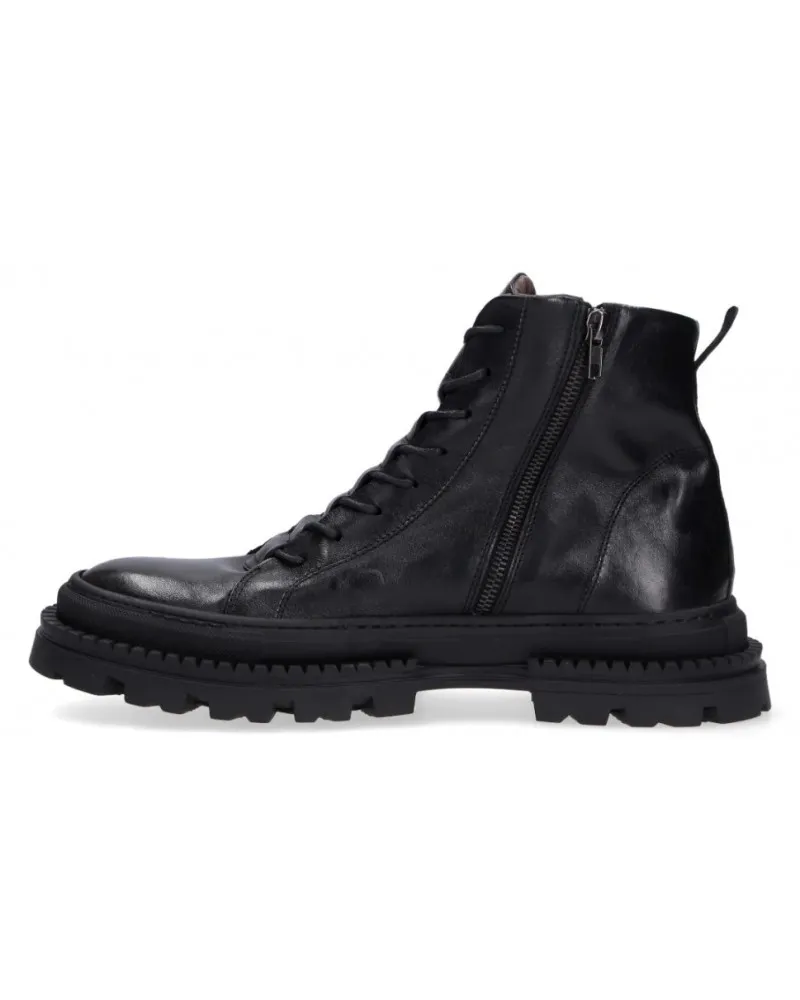 PAWELK'S  22807 NERO ANFIBIO EN CUERO MASCULINO