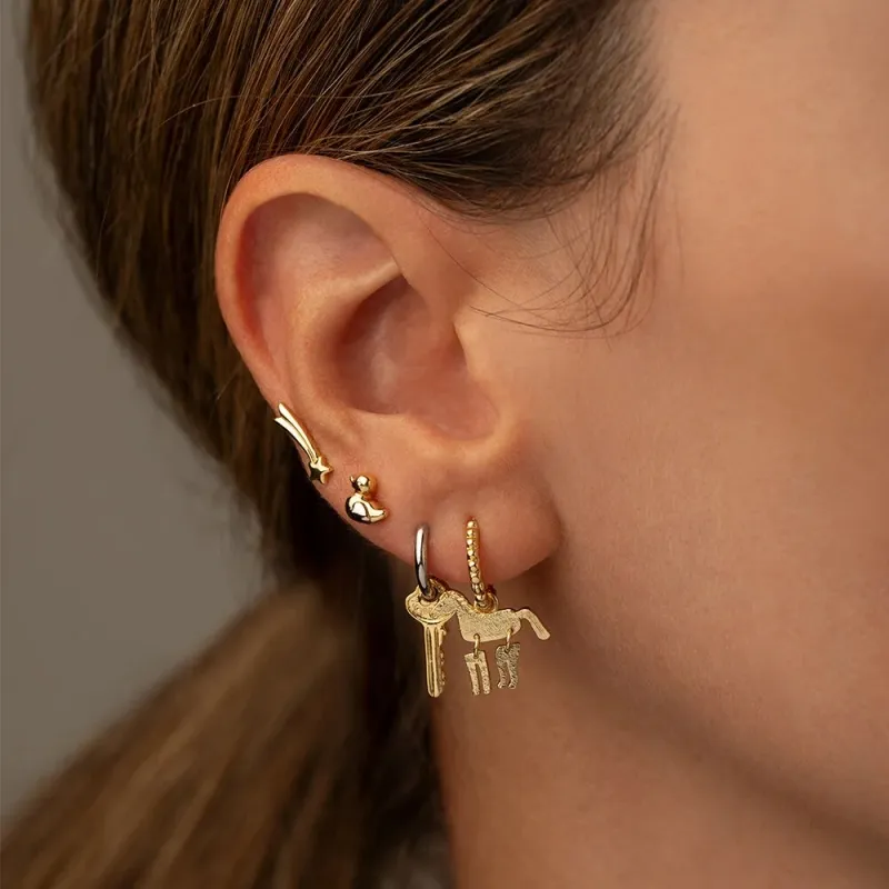 PENDIENTES AGATHA MINI LLAVE 2380569113TU