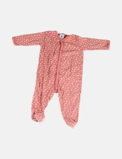 Petit Bateau Pijama rosa estampado floral