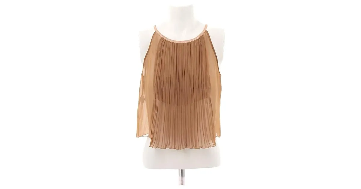Philosophy Di Alberta Ferretti FILOSOFÍA DE ALBERTA FERRETTI  Tops T.FR 40 Seda Beige 