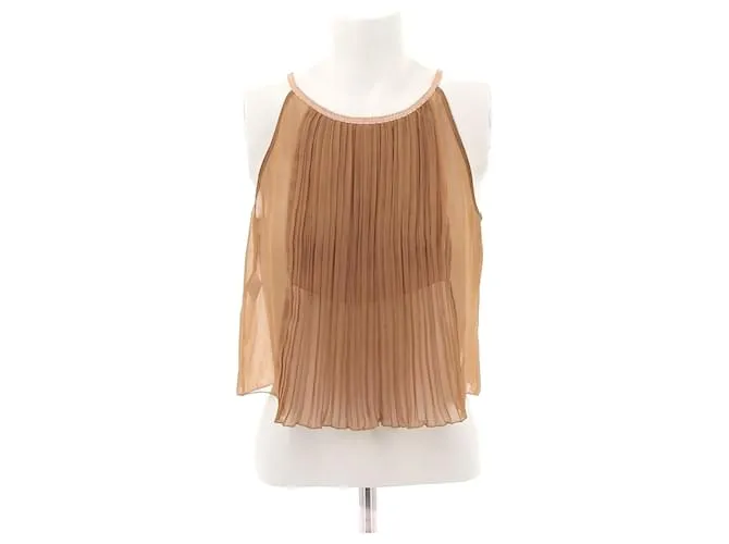 Philosophy Di Alberta Ferretti FILOSOFÍA DE ALBERTA FERRETTI  Tops T.FR 40 Seda Beige 