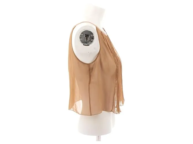 Philosophy Di Alberta Ferretti FILOSOFÍA DE ALBERTA FERRETTI  Tops T.FR 40 Seda Beige 
