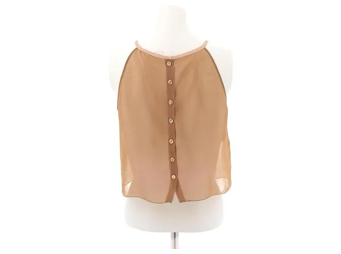 Philosophy Di Alberta Ferretti FILOSOFÍA DE ALBERTA FERRETTI  Tops T.FR 40 Seda Beige 