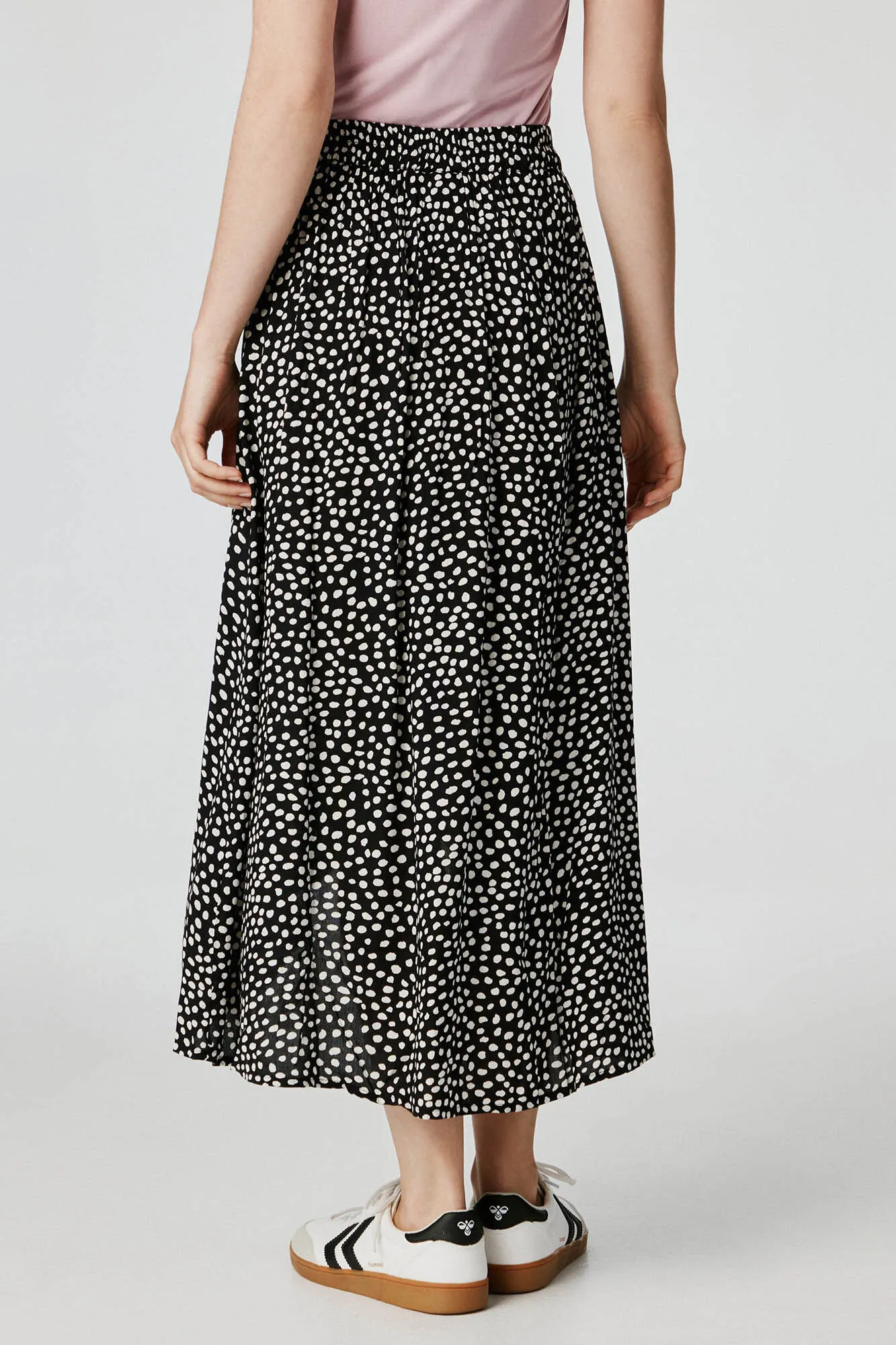 Pieces Falda midi cruzada efecto pareo