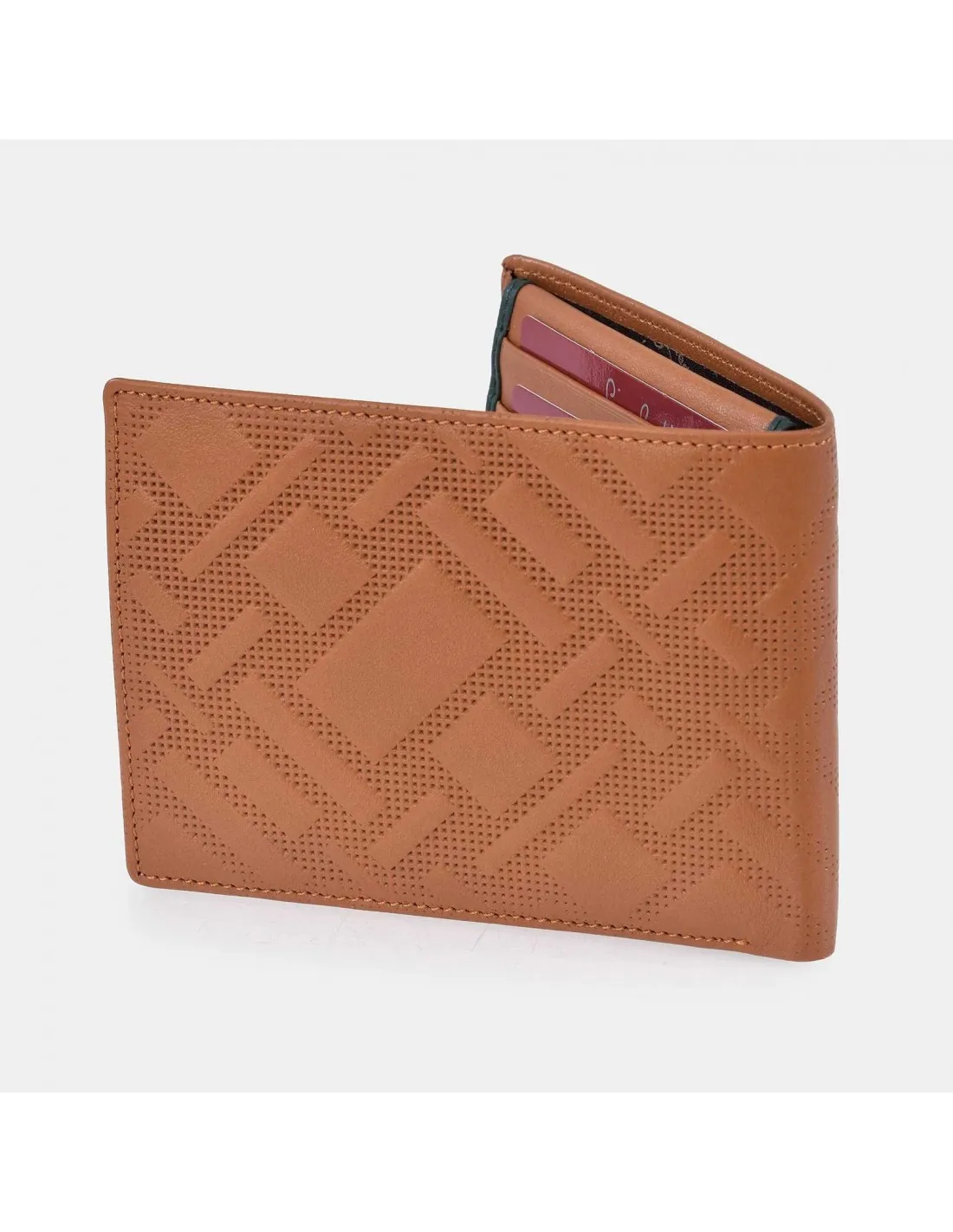 PIERRE CARDIN Cartera tipo Americano con Monedero para Hombre Piel Dandy