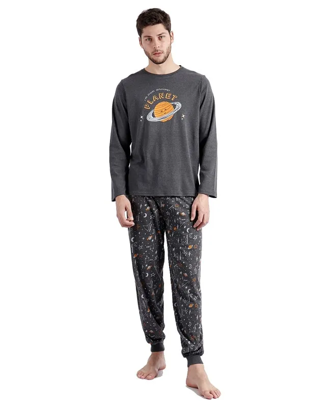 PIJAMA ADMASDIVER MOD. PLANET PARA HOMBRE