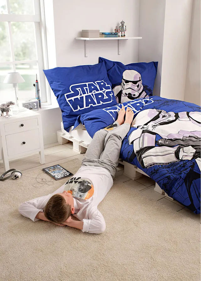 PIJAMA INFANTIL DE STAR WARS (2 PIEZAS) BLANCOGRIS CLARO