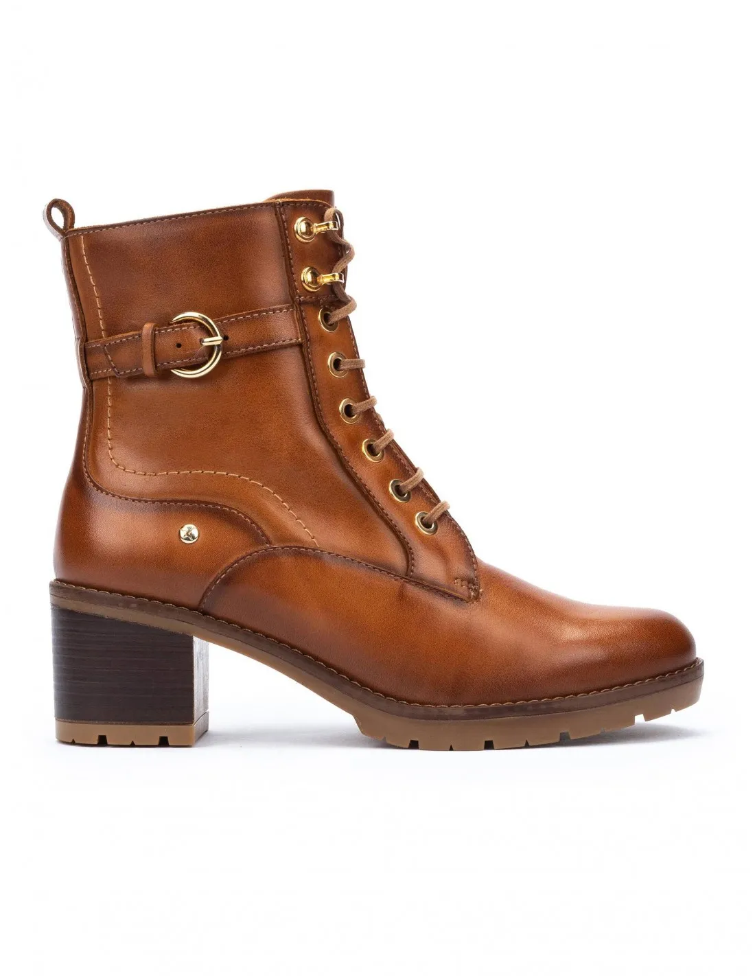 PIKOLINOS Botines Cordones Tacón Cuero