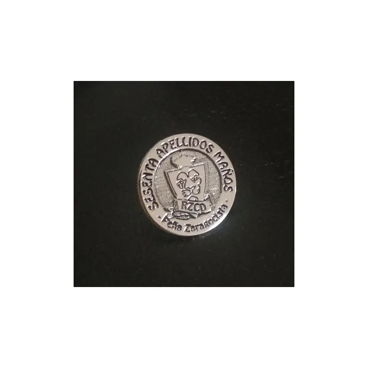 Pins de plata  para Asociaciones y grupos