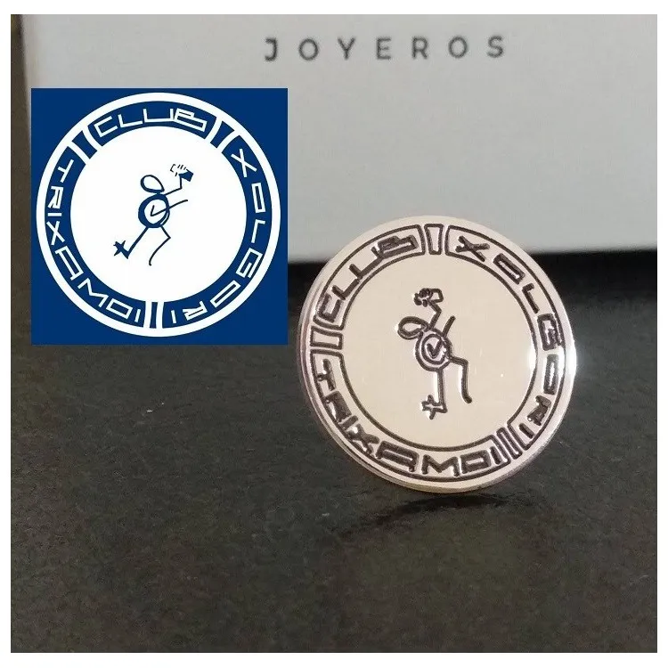 Pins de plata  para Asociaciones y grupos
