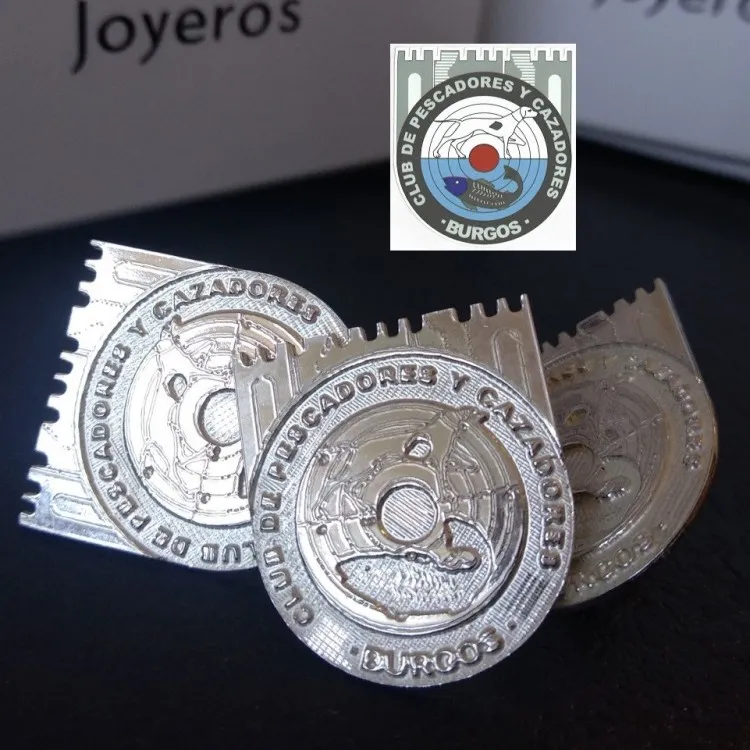 Pins de plata  para Asociaciones y grupos