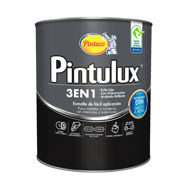 PINTULUX 3 EN 1 AMARILLO T18 GALON