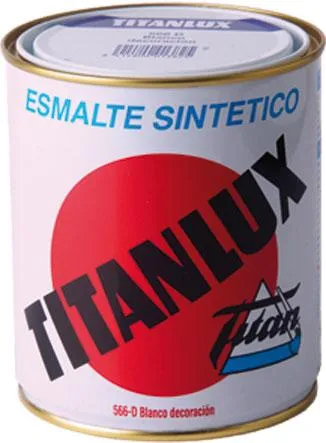 PINTURA ESMALTE TITANLUX BCO.EXT.750ML  PACK 6 UNIDADES
