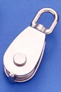 POLEA INOX SIMPLE GIRATORIA 50MM  PACK 3 UNIDADES
