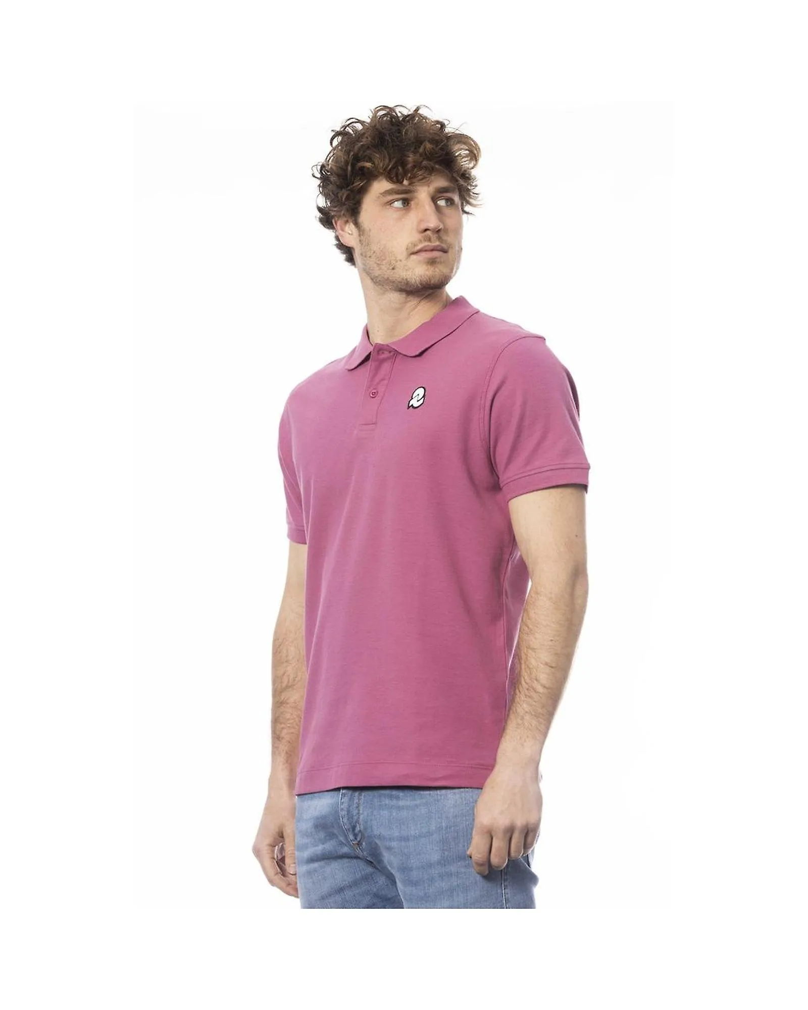 Polo de manga corta de algodón Invicta con adorno de logotipo
