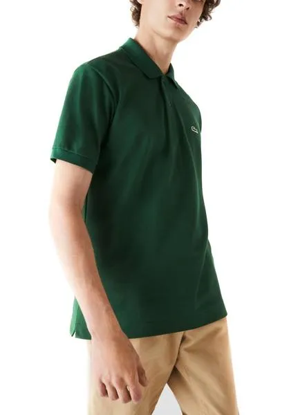 Polo Lacoste L1212 Verde Para Hombre