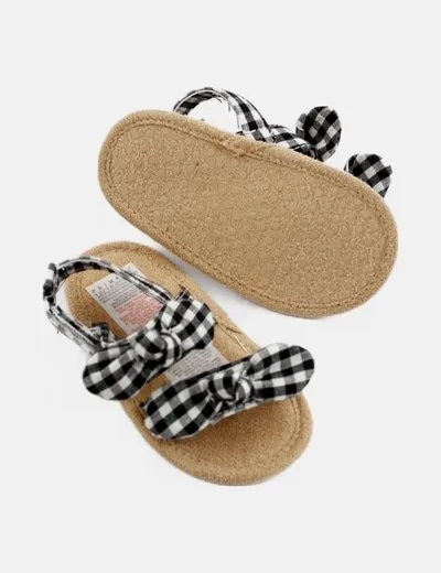 Primark Sandalia bicolor estampado cuadros