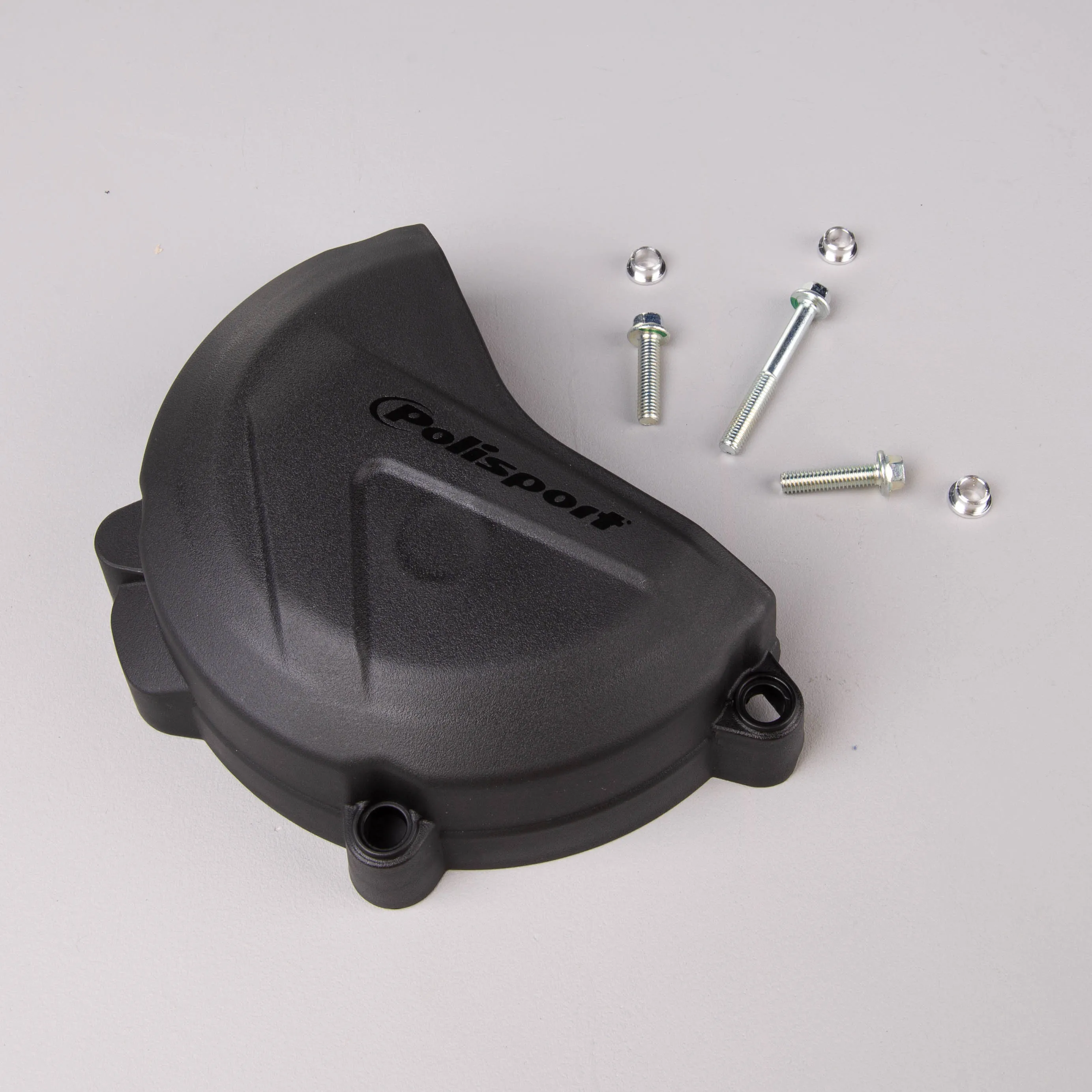 Protector de Tapa de Embrague Polisport Negro