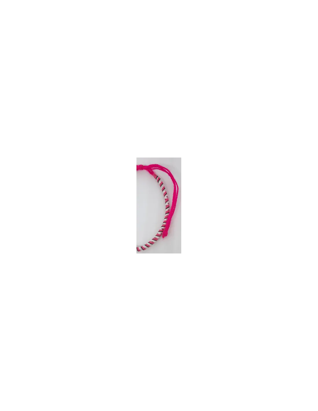 Pulsera De Hilo Doble Fucsia
